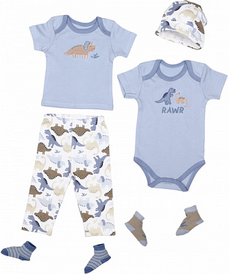 Комплект HW для мальчиков Динозавр 6 предметов разноцветный р.50 FS158B / BKG02219