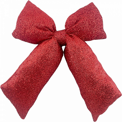 Декорація бант наповнений 30х40 см червоний SD15-25392