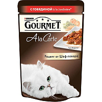 Корм Purina Gourmet A la Carte с говядиной 85 г 