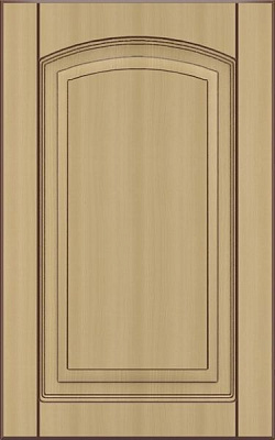 Фасад для кухни Грейд-Плюс Клен светлый патина №420 713x446 Винтаж левый