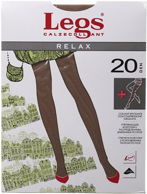 Колготки жіночі Legs 300 RELAX 20 den sabbia р. 5 пісочний