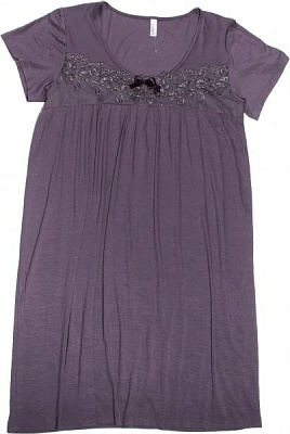 Нічна сорочка 86839 р. 2XL-6XL фіолетовий
