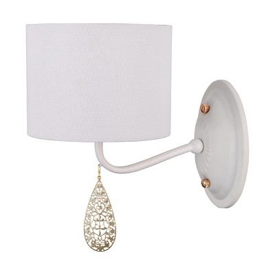 Бра Victoria Lighting 1x40 Вт E14 белый Grace/AP1 