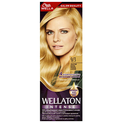 Крем-фарба для волосся Wella Wellaton №9/3 золотавий блондин 110 мл