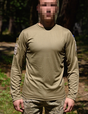 Тенниска Убакс с длинным рукавом р.L бежевый