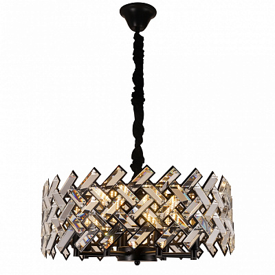 Люстра подвесная NEW ARTIER Cris-Art Verta BK 10xE14 черный