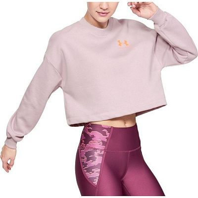 Джемпер Under Armour RIVAL FLEECE GRAPHIC LC CREW 1344399-694 р. S розовый