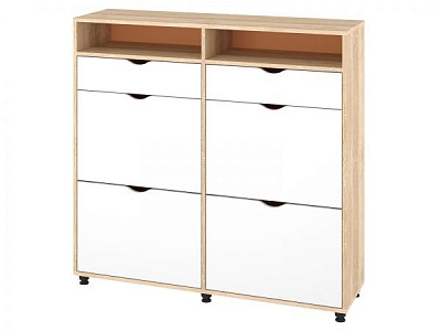 Тумба для обуви Пехотин Т-6 340x340x1135 мм / дуб сонома