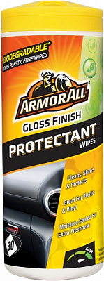Салфетка полировочная Armor All для глянцевої поверхні Protectant Wipes – Gloss Finish 30 шт.