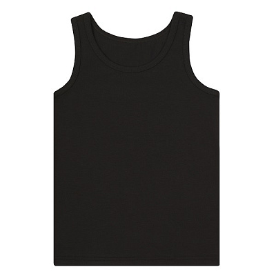 Майка для мальчиков Bibo р.134 классический черный 44030 