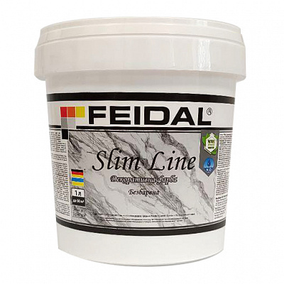 Декоративная краска Feidal Slim Line TR бесцветный 1 л