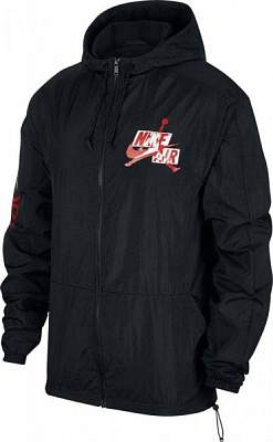 Куртка Jordan M J JUMPMAN GFX WINDBREAKER CN3823-010 S черный