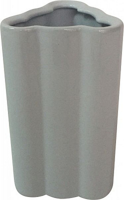 Ваза керамическая голубая Облачко 2 18 см