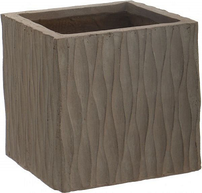 Горшок Engard Роттердам квадратный 15,9 л коричневый (GA28-1) 