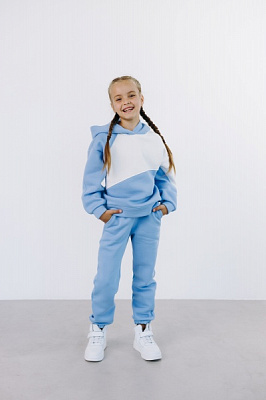 Спортивный костюм Obzor р.152 голубой 872 