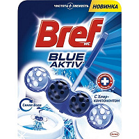 Гигиенический блок для унитаза Bref Blue-Aktiv с Хлор-компонентом 50 г