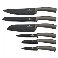 Набор ножей Metallic Line CARBON Edition 6 предметов BH 2544 Berlinger