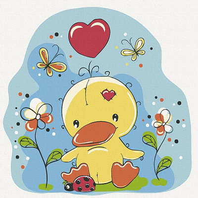 Картина за номерами Каченя 15533-АС 30х30 см ArtCraft