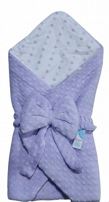 Конверт для новонароджених для дівчинки Моя планета р.50 бузковий К305-6