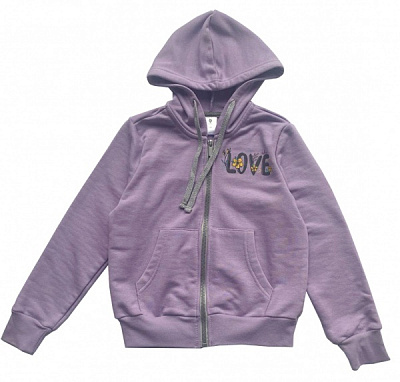 Толстовка для дівчинки Роза р.164 бузковий 221119