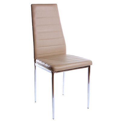 Стілець Bazhou City chrome капучіно 980х410х400 мм