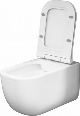 Унитаз подвесной ScandiSPA BRAVE V2.0 Rimless сиденье Duroplast SLIM soft-close