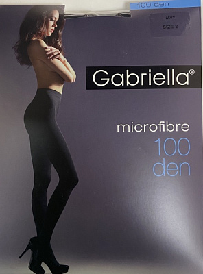 Колготки жіночі Gabriella 124 MICROFIBRE 100 den р. 4 navy
