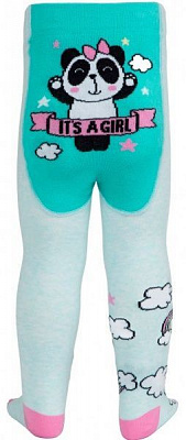 Колготки дитячі Conte-Kids 14С-79СП р.62-74 блідо-бірюзовий