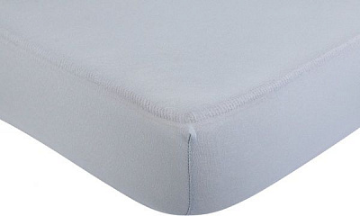 Простирадло на резинці трикотажне 180x200 см блакитний Durutex