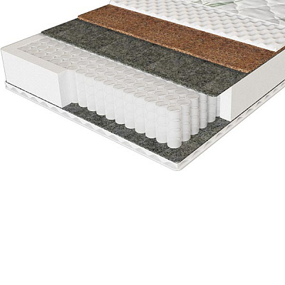 Матрас ортопедический Songer und Sohne Bamboo night 80x200 см