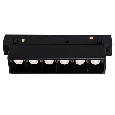 Магнитный трековый прожектор Victoria Lighting 6 Вт 4000 К черный Magnum-S2-98 black 