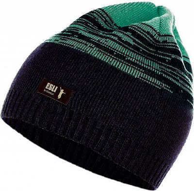 Шапка ESLI р.54 черно-синий с зеленым 16С-90СП 