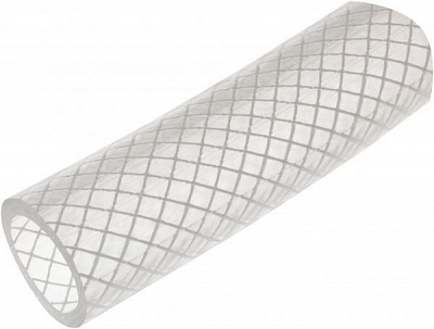 Труба прозрачная армированная  из морозоустойчивого ПВХ D19/26 мм