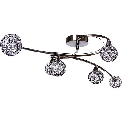 Люстра Crystal Soft/PL6 бронза