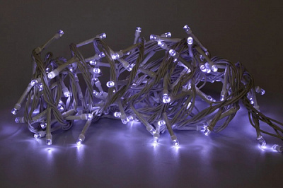 Електрогірлянда мерехтлива увігнуті лампочки 040483 світлодіодна (LED) 100 ламп 5 м