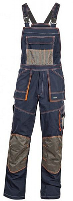 Полукомбинезон рабочий Sizam Sheffield р. XL рост универсальный 30201 темно-синий