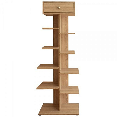 Полиця для взуття DC з шухлядою 335x500x1450 мм дуб сонома