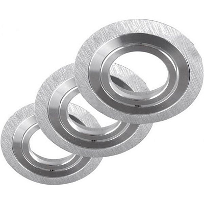 Світильник точковий Светкомплект HDL-AT 01 AL Slim 3 шт./уп. 50 Вт G5.3 алюміній