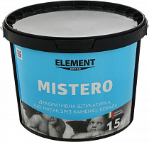 Декоративная штукатурка моделирующая Element Decor Mistero 15 кг полупрозрачный