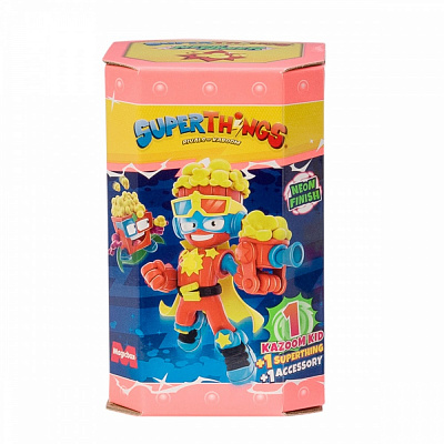Фігурка-сюрприз колекційна SuperThings Neon Power Казум Кід PST11D066IN00