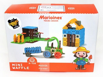 Конструктор Marioinex Mini Waffle Farmer 184 детали 438975