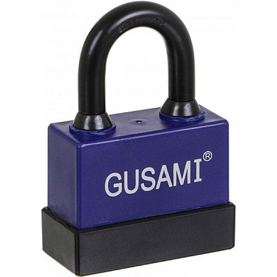 Замок навесной Gusami влагостойкий 55 открытый (амбарный) 