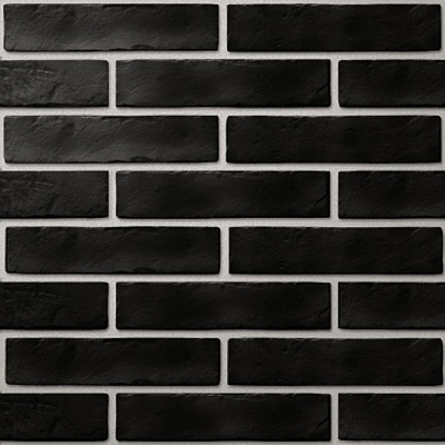 Плитка Golden Tile BrickStyle The Strand black 08С020 250х60 мм