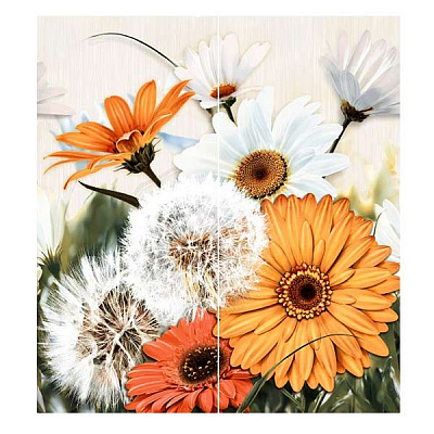 Декор-панно Интеркерама Plesire 92 061 белый 460x500 мм