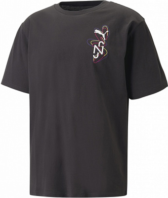 Футболка Puma NEYMAR JR CREATIVITY GRAPHIC TEE 65833503 р.XL черный