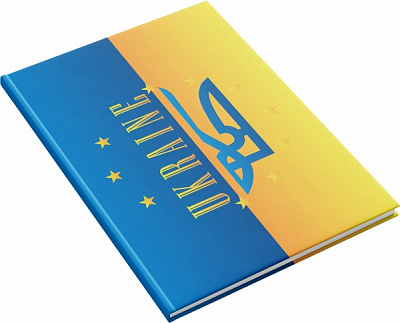 Книга учёта А4 80 листов1В2395 Трезуб евроинтеграция Аркуш