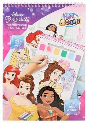 Раскраска водная «Disney Princess 24 листа»