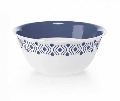 Салатник Tosca d 29 cm бело-синий (55101) Stefanplast