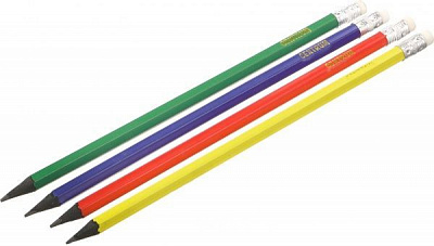 Набір олівців чорнографітних 4 шт. пластик 80689 Centrum