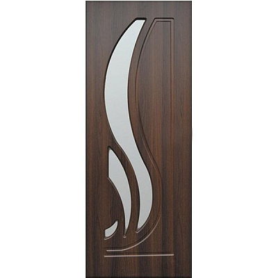 Дверное полотно Неман Сабрина ПО 900 мм орех шоколадный